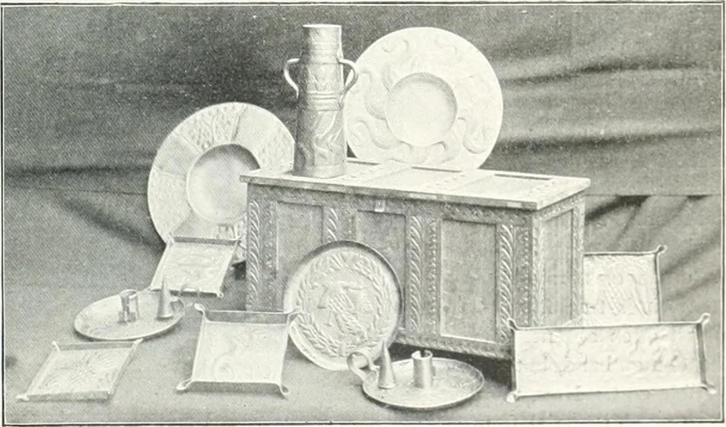 An illustration from Studio international, 1893, leaf 98
