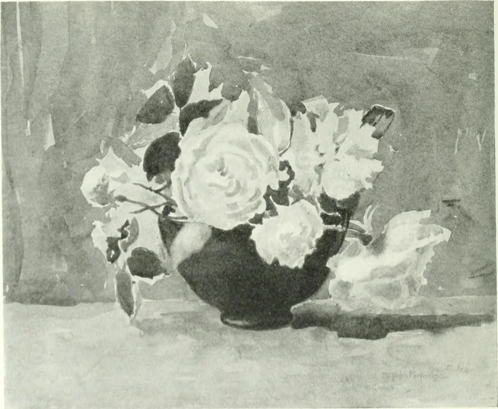 An illustration from Studio international, 1893, leaf 107