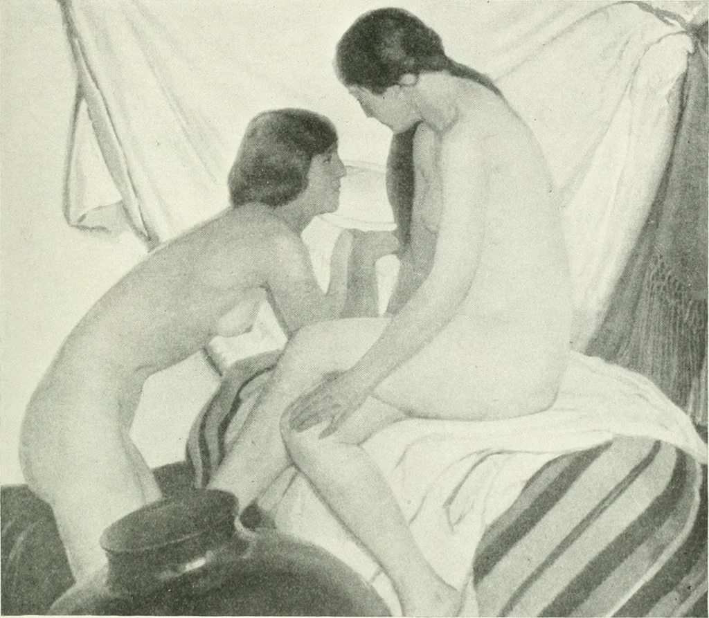 An illustration from Studio international, 1893, leaf 130