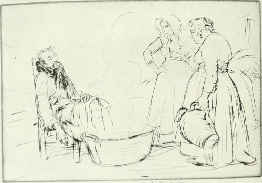 An illustration from Studio international, 1893, leaf 205