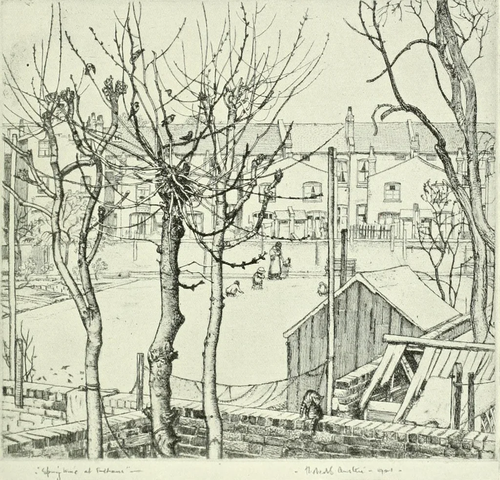 An illustration from Studio international, 1893, leaf 206