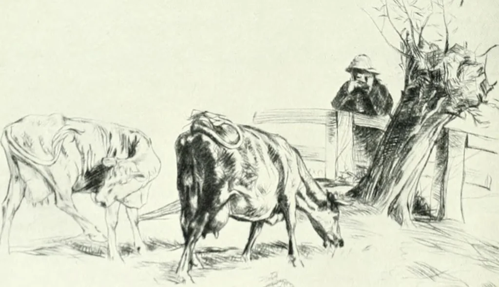 An illustration from Studio international, 1893, leaf 207