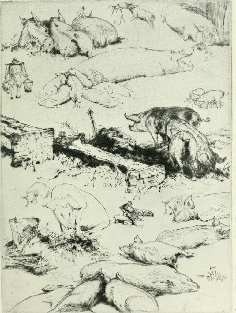 An illustration from Studio international, 1893, leaf 208