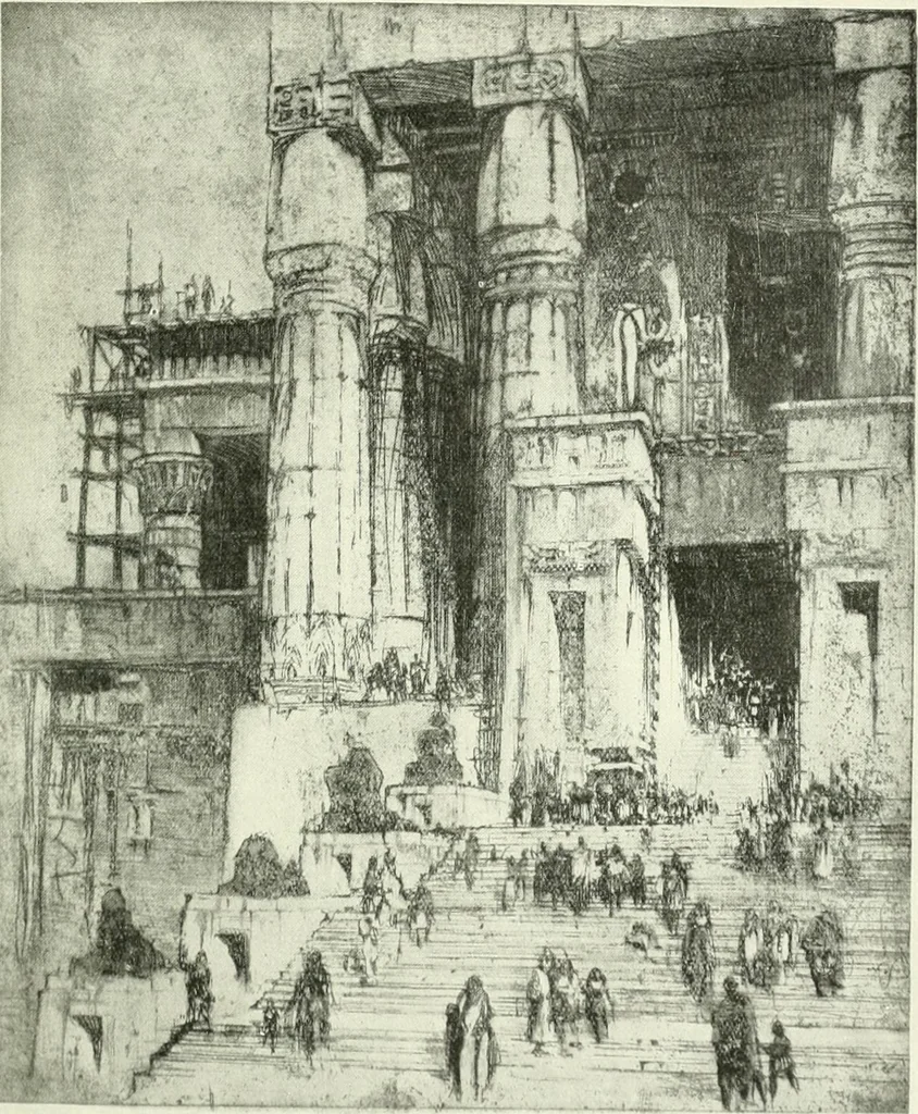 An illustration from Studio international, 1893, leaf 210