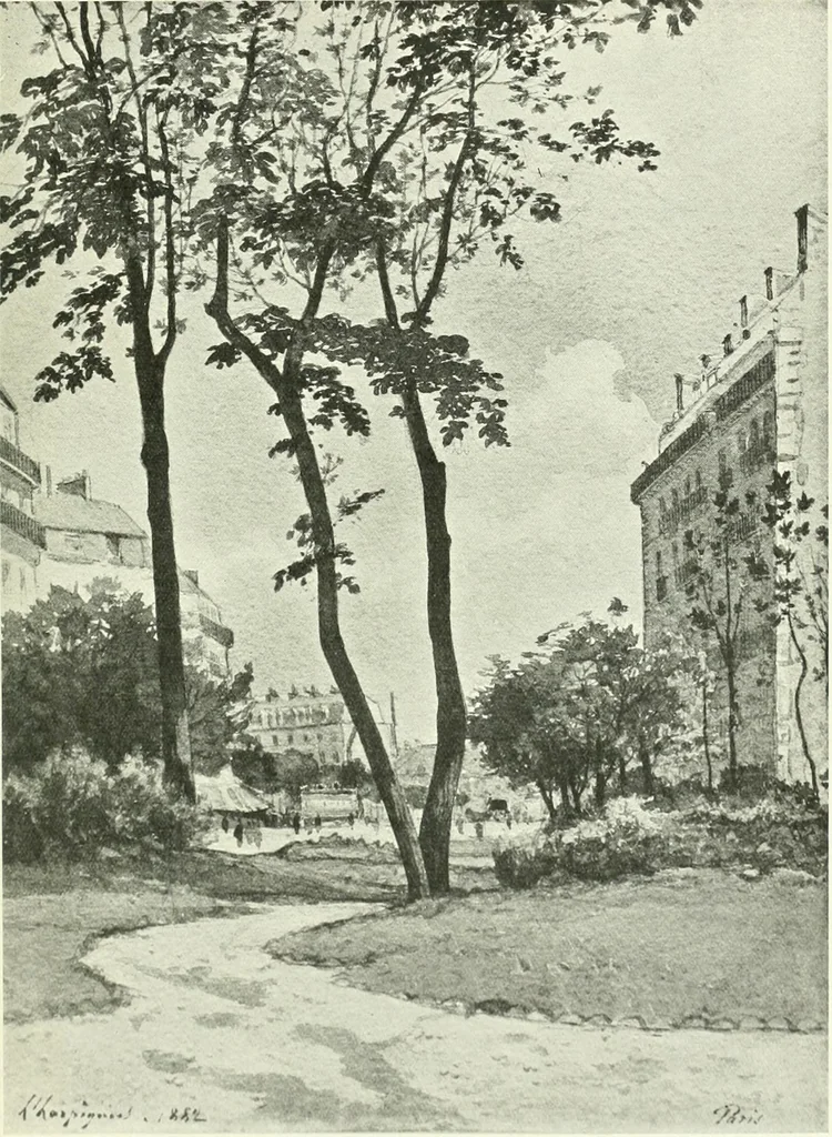 An illustration from Studio international, 1893, leaf 260