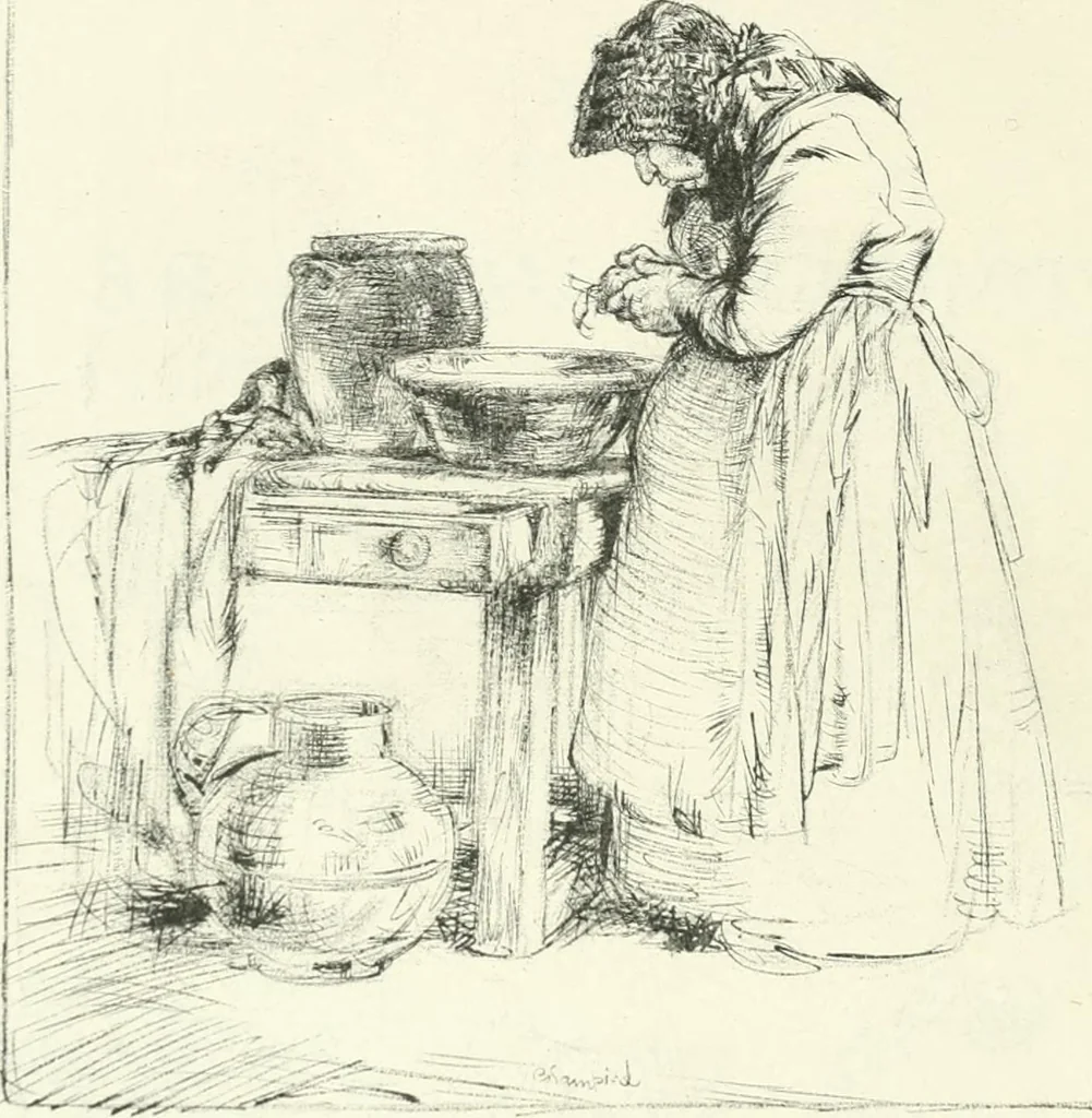 An illustration from Studio international, 1893, leaf 265