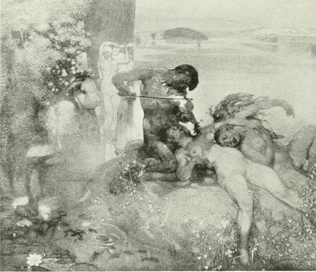 An illustration from Studio international, 1893, leaf 37