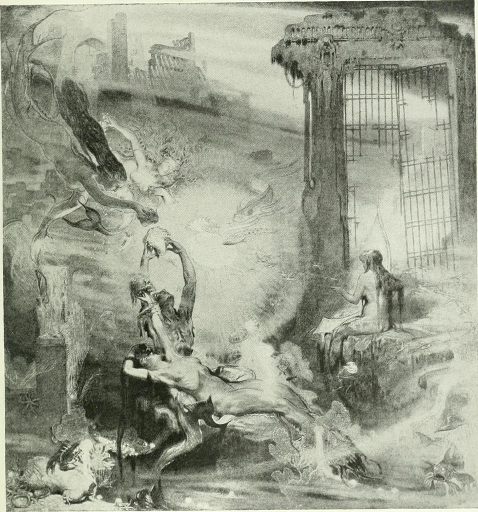 An illustration from Studio international, 1893, leaf 40