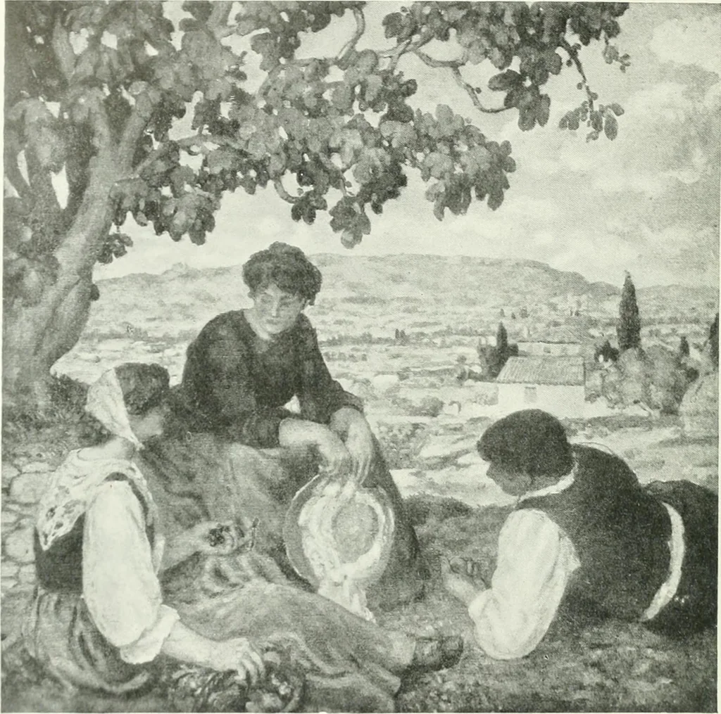 An illustration from Studio international, 1893, leaf 71