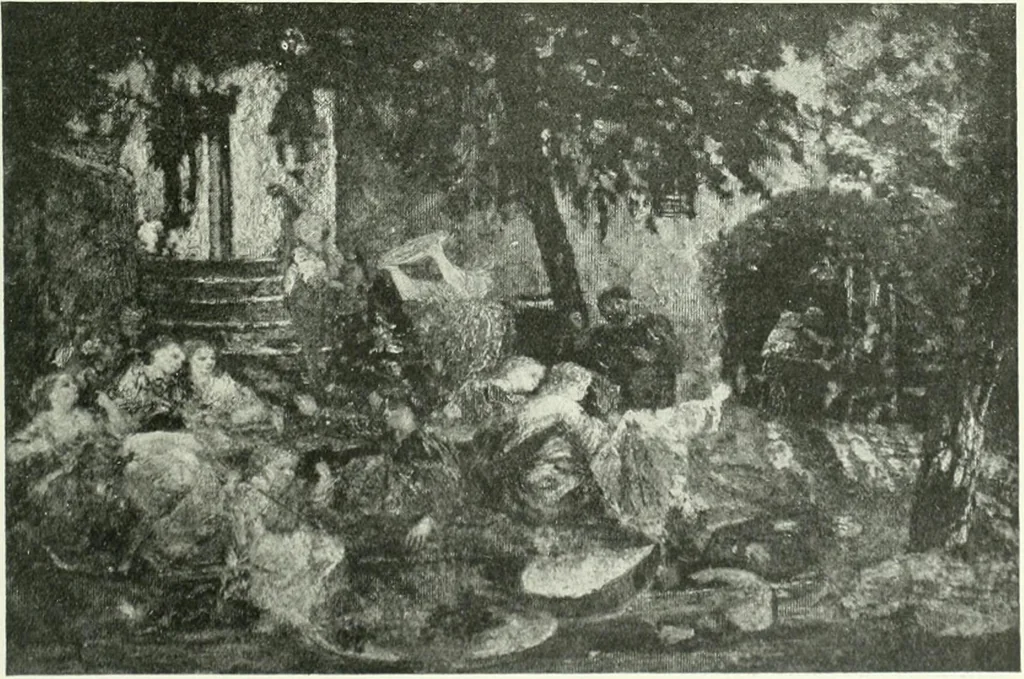 An illustration from Studio international, 1893, leaf 80