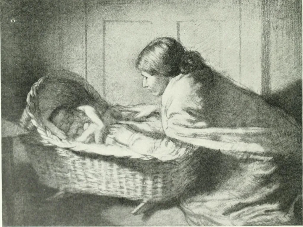 An illustration from Studio international, 1893, leaf 85