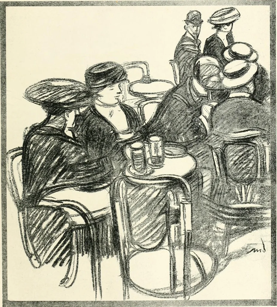 An illustration from Studio international, 1893, leaf 100