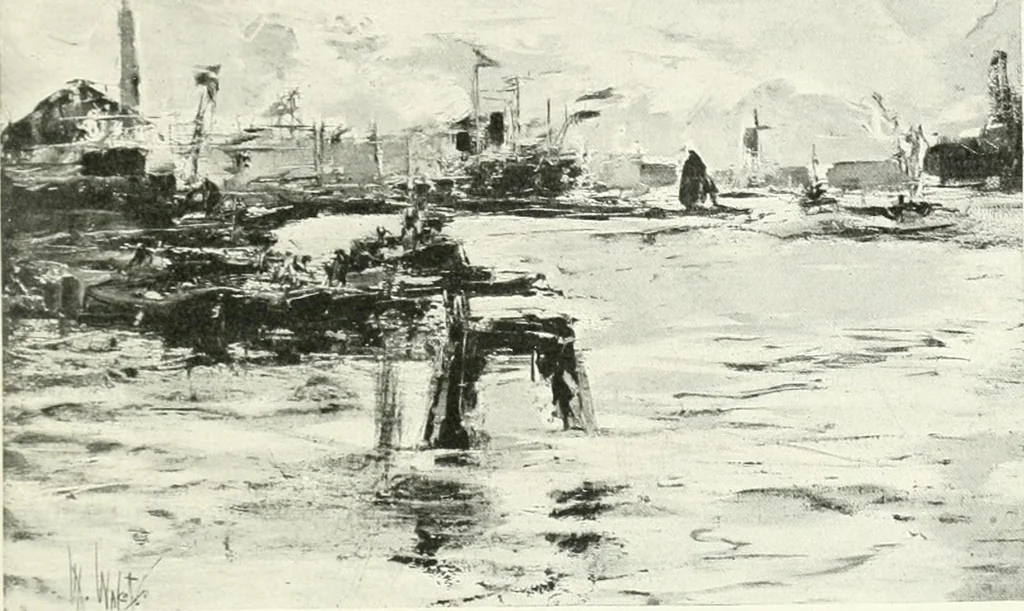 An illustration from Studio international, 1893, leaf 110
