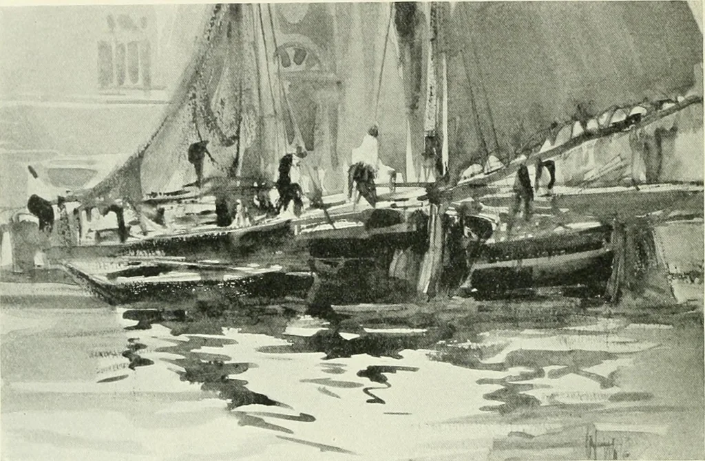 An illustration from Studio international, 1893, leaf 113