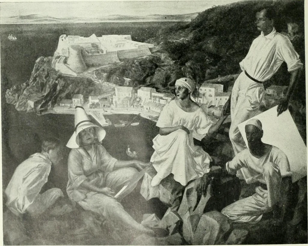 An illustration from Studio international, 1893, leaf 183