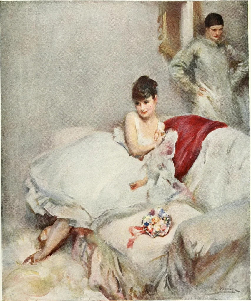 An illustration from Studio international, 1893, leaf 218