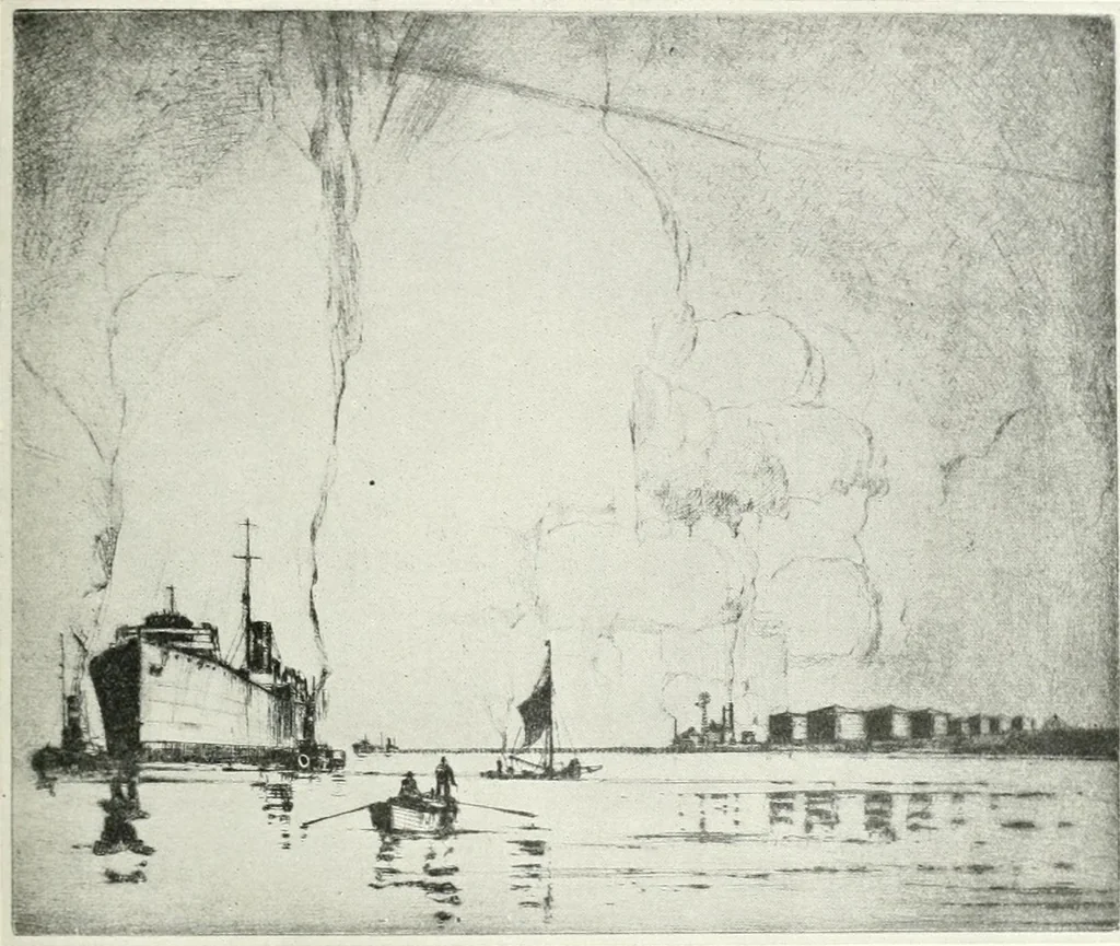 An illustration from Studio international, 1893, leaf 238