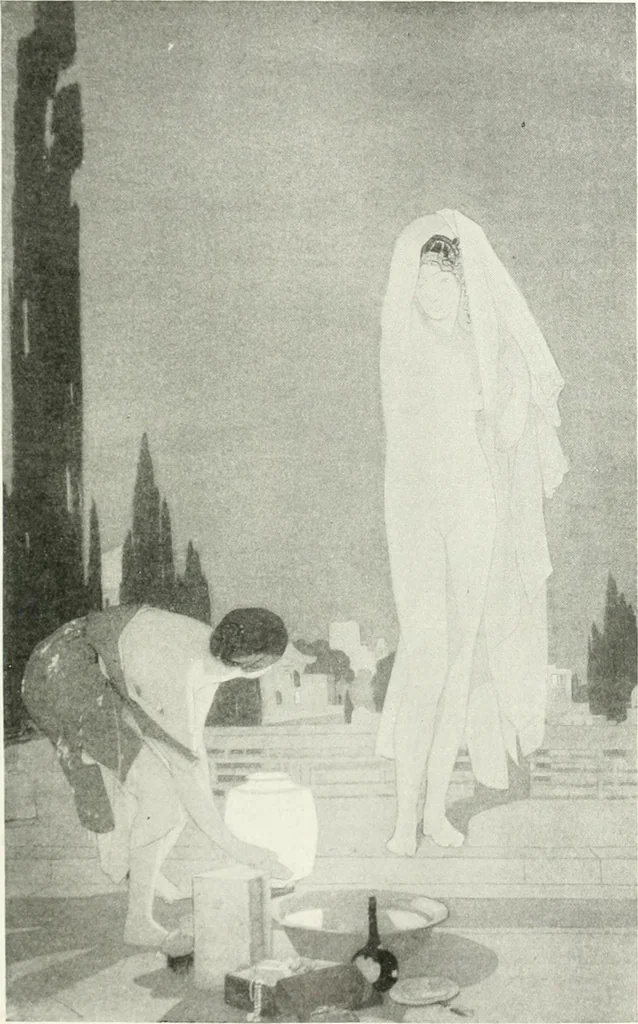 An illustration from Studio international, 1893, leaf 282