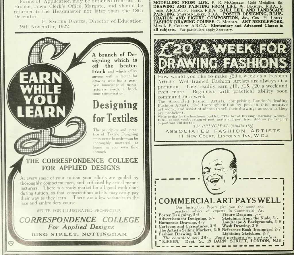 An illustration from Studio international, 1893, leaf 329