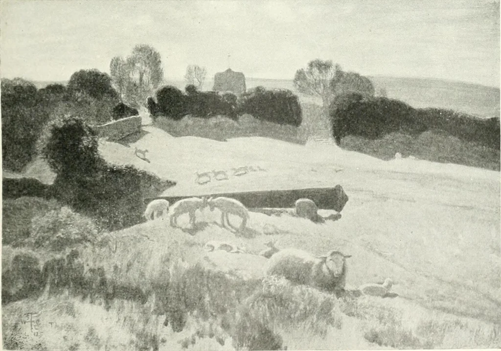An illustration from Studio international, 1893, leaf 340
