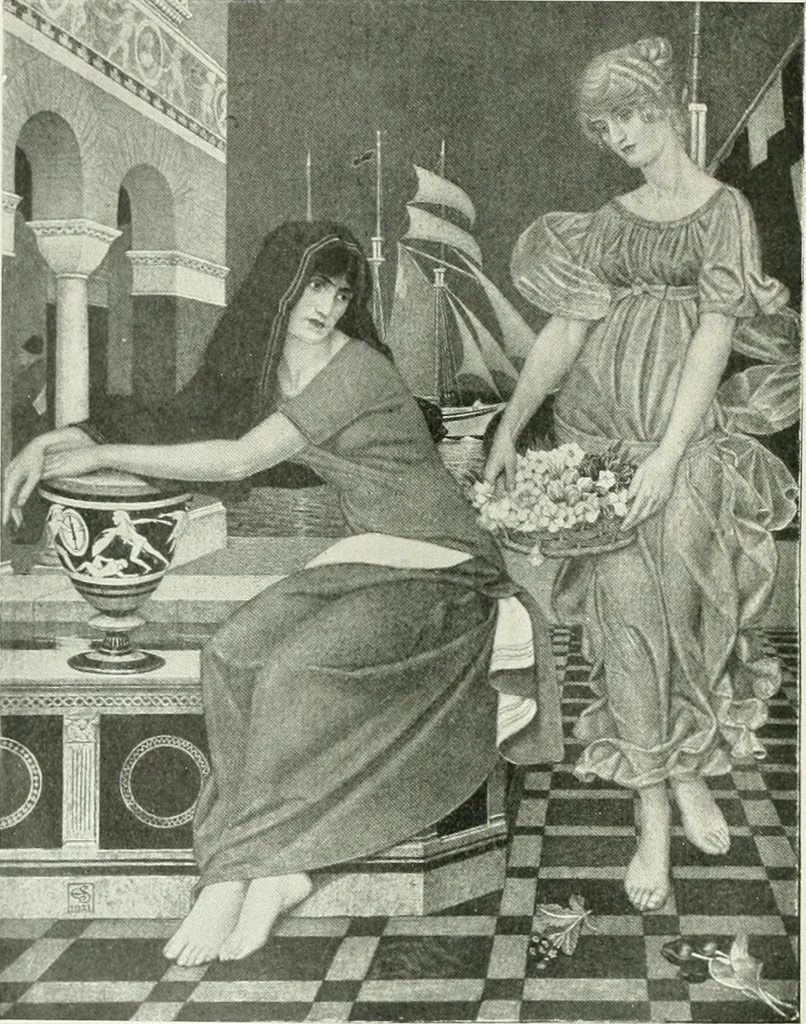 An illustration from Studio international, 1893, leaf 341