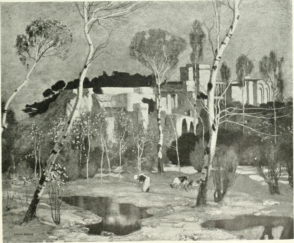 An illustration from Studio international, 1893, leaf 358