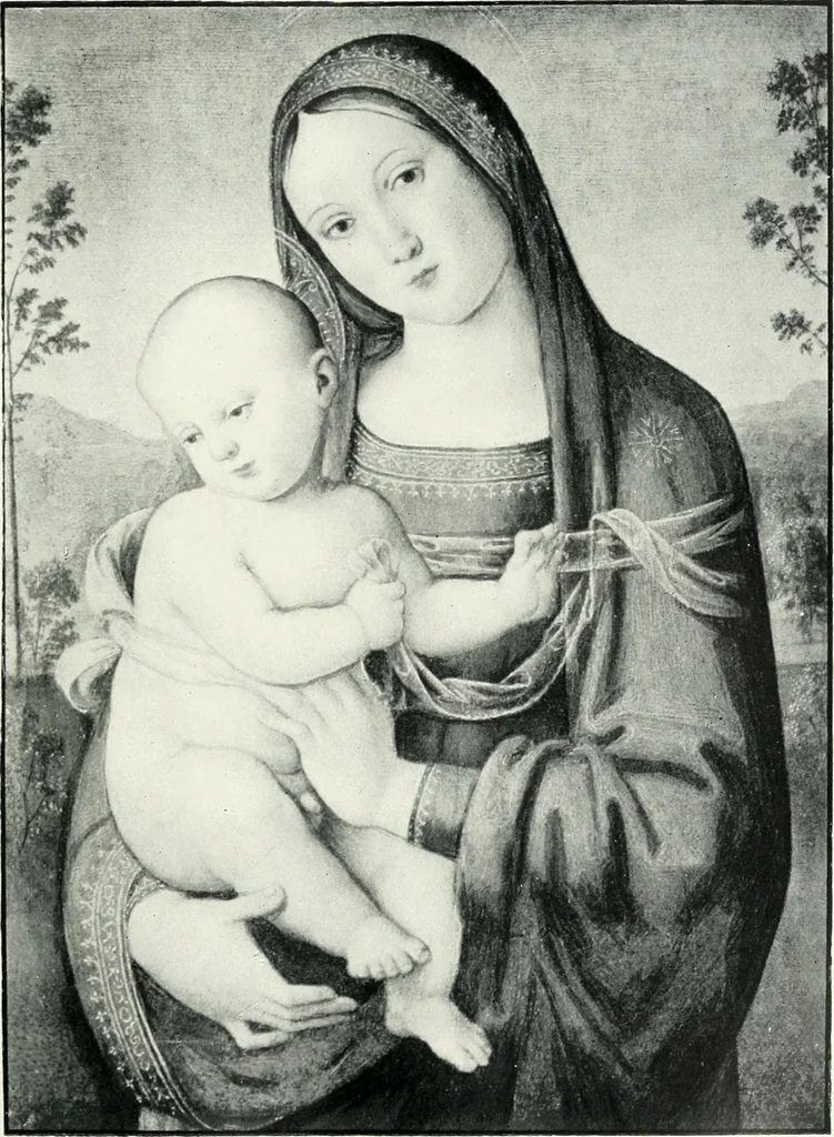 An illustration from The study and criticism of Italian art. Second series, 1920, leaf 34