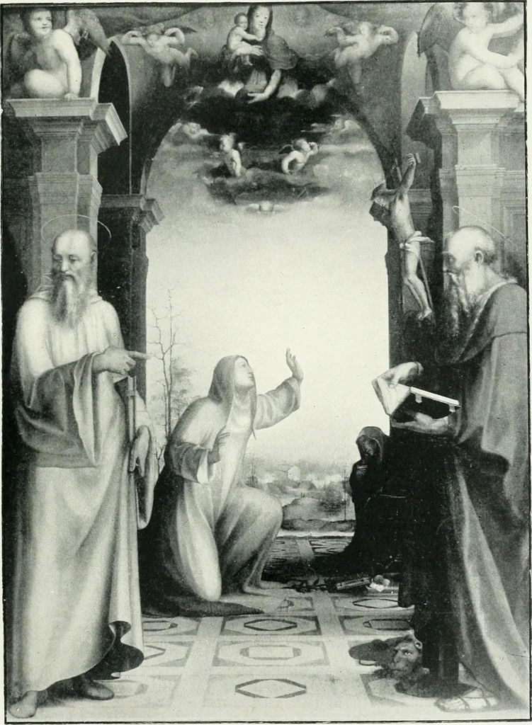 An illustration from The study and criticism of Italian art. Second series, 1920, leaf 96