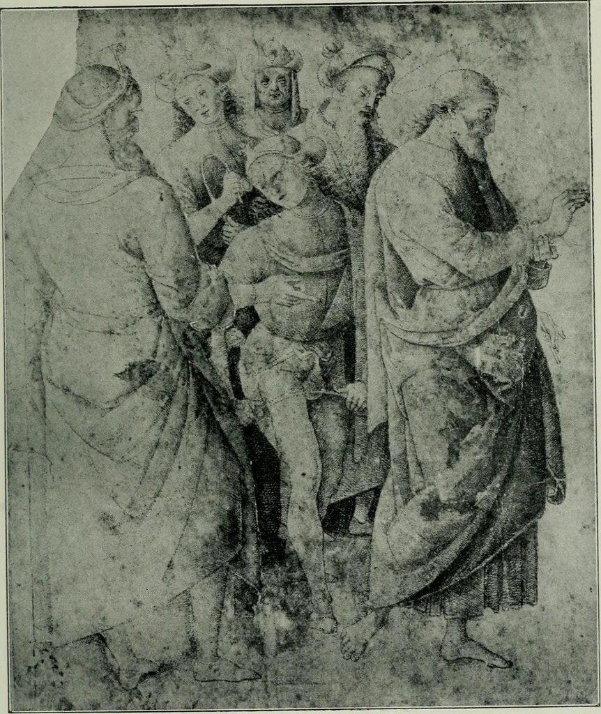An illustration from The study and criticism of Italian art, 1902, leaf 38