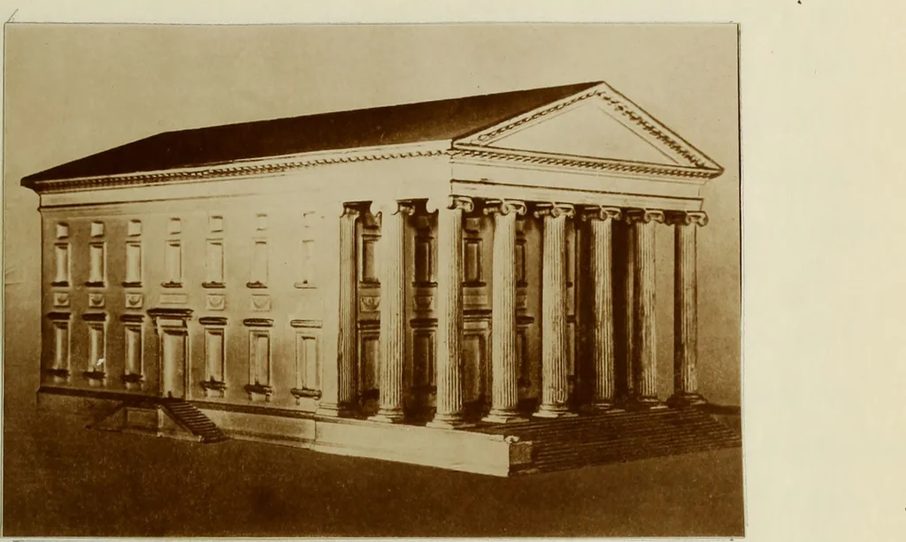 An illustration from A study of the architects of the United States, with particular reference to certain characteristic tendencies in American architecture, 1920, leaf 100