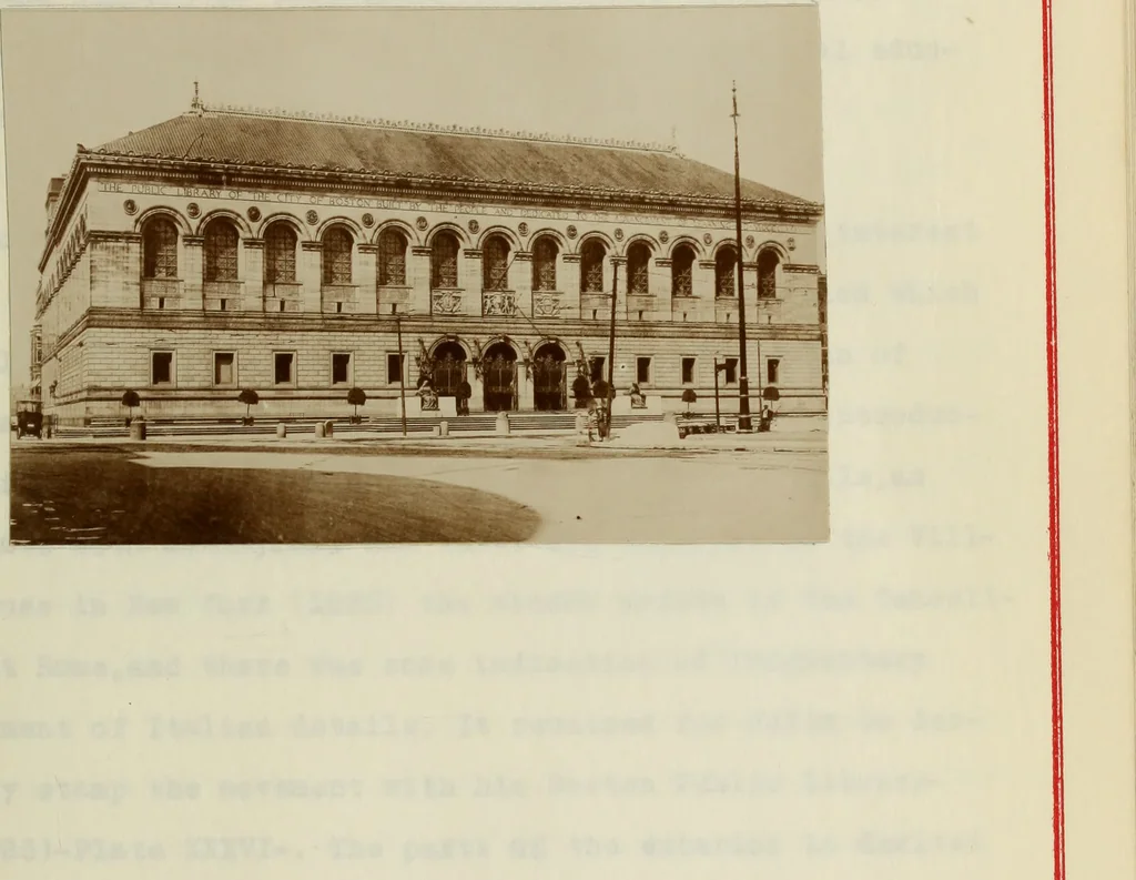 An illustration from A study of the architects of the United States, with particular reference to certain characteristic tendencies in American architecture, 1920, leaf 186