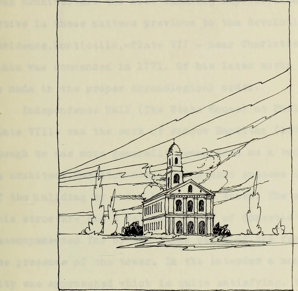 An illustration from A study of the architects of the United States, with particular reference to certain characteristic tendencies in American architecture, 1920, leaf 84