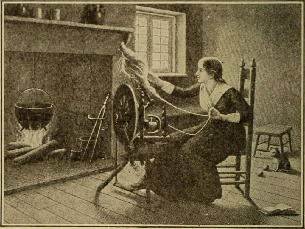 An illustration from Study of fabrics, 1918, leaf 15