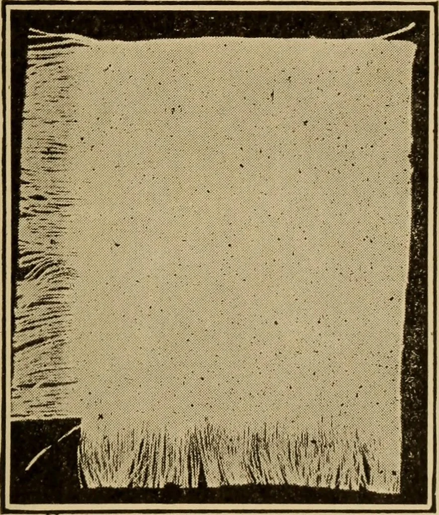 An illustration from Study of fabrics, 1918, leaf 68