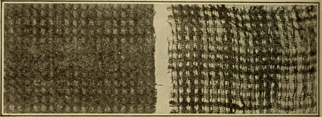 An illustration from Study of fabrics, 1918, leaf 73