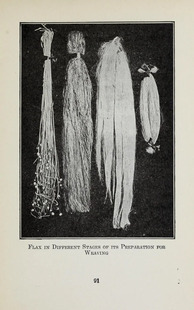 An illustration from Study of fabrics, 1918, leaf 105