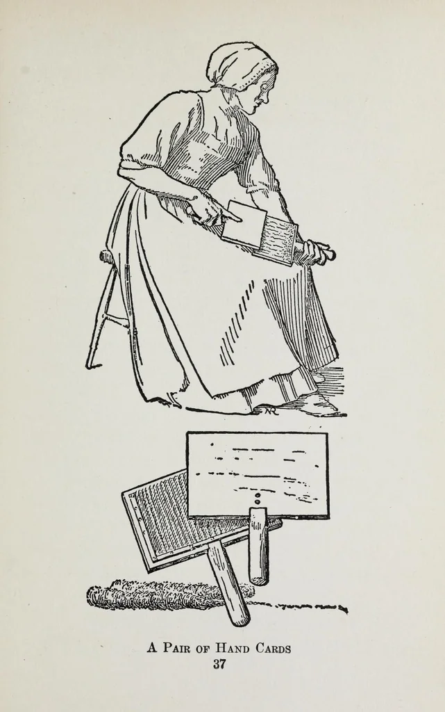 An illustration from Study of fabrics, 1918, leaf 51