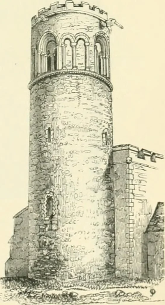 An illustration from An introduction to the study of Gothic architecture, 1900, leaf 106