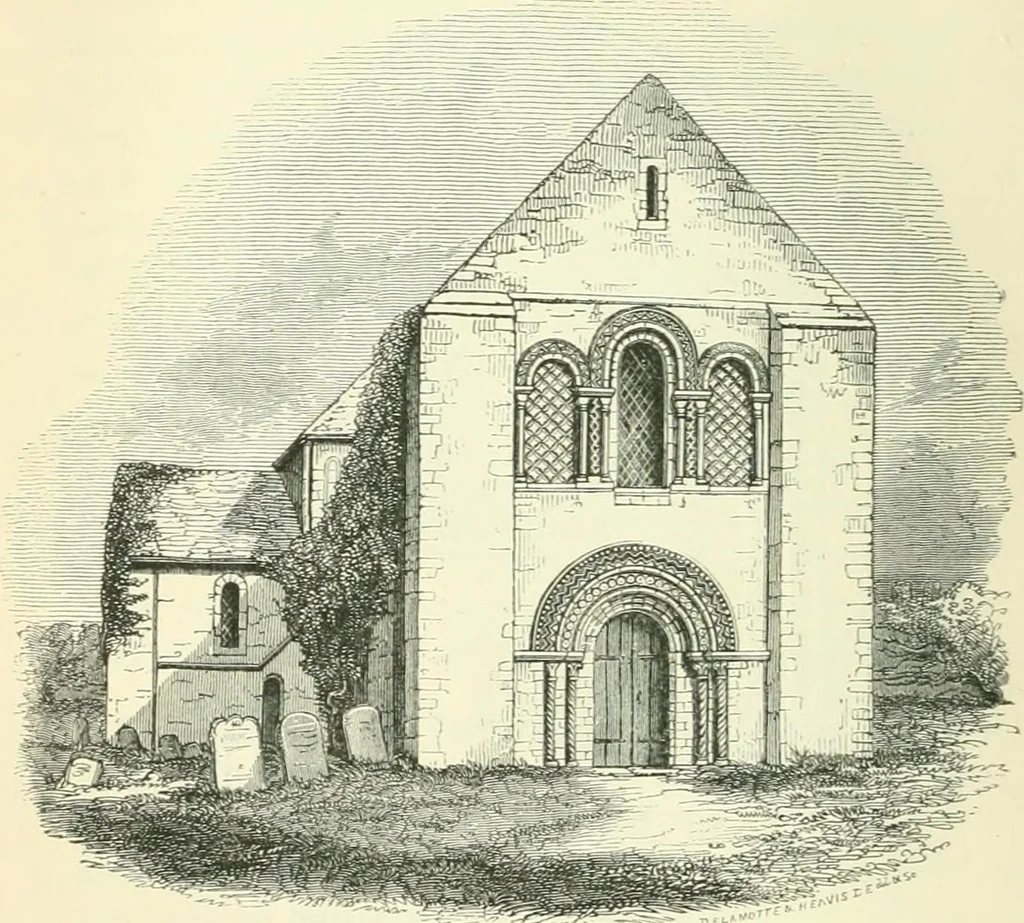 An illustration from An introduction to the study of Gothic architecture, 1900, leaf 111