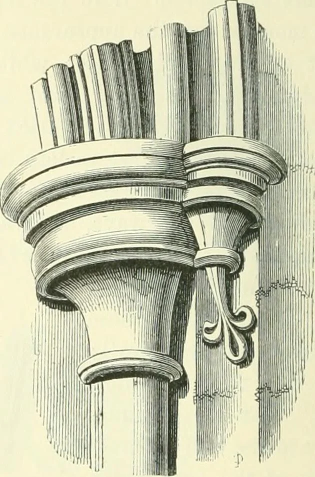 An illustration from An introduction to the study of Gothic architecture, 1900, leaf 145