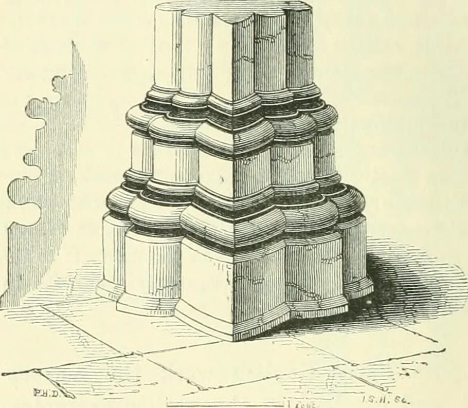 An illustration from An introduction to the study of Gothic architecture, 1900, leaf 147