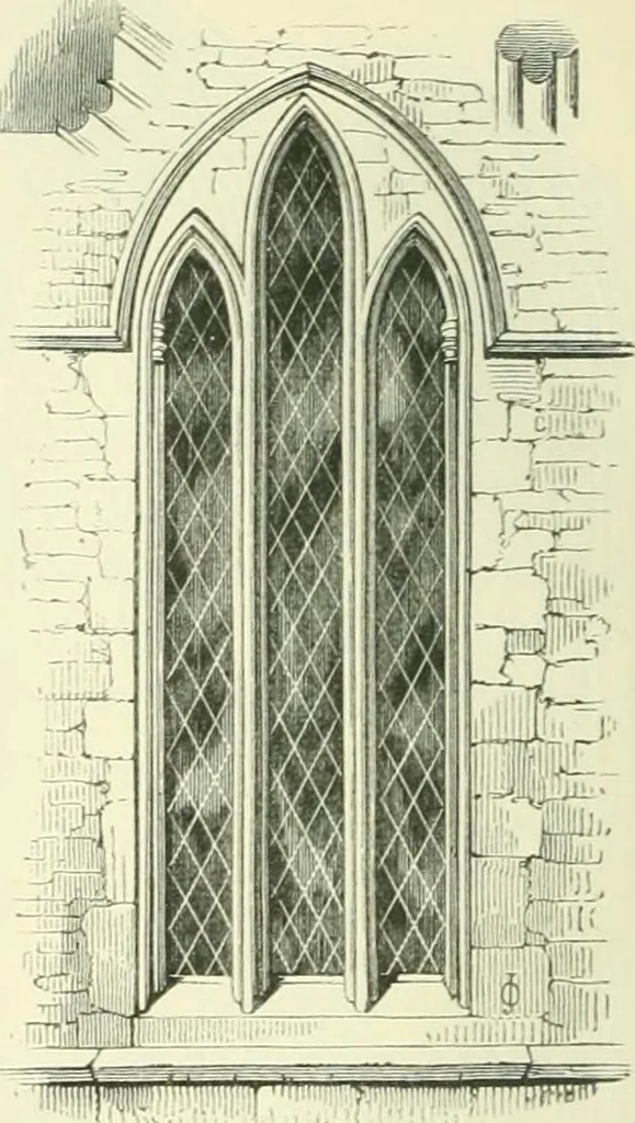 An illustration from An introduction to the study of Gothic architecture, 1900, leaf 151