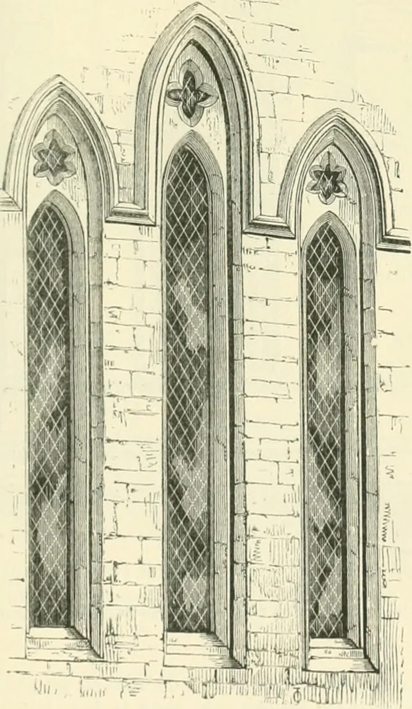 An illustration from An introduction to the study of Gothic architecture, 1900, leaf 156