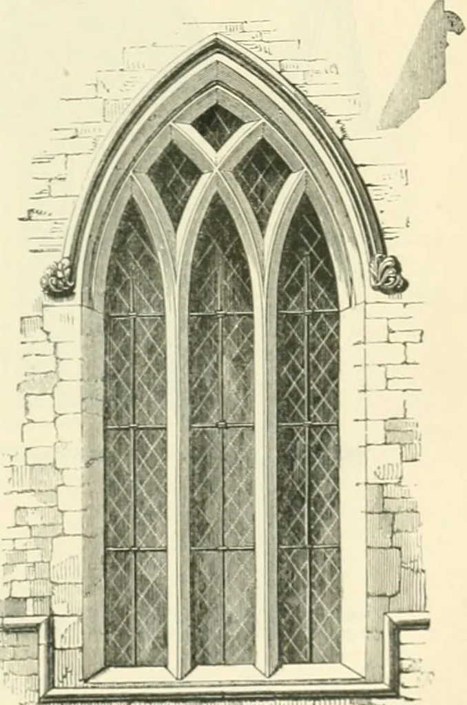 An illustration from An introduction to the study of Gothic architecture, 1900, leaf 162