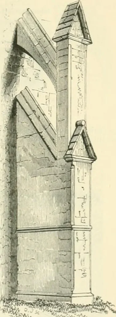 An illustration from An introduction to the study of Gothic architecture, 1900, leaf 178