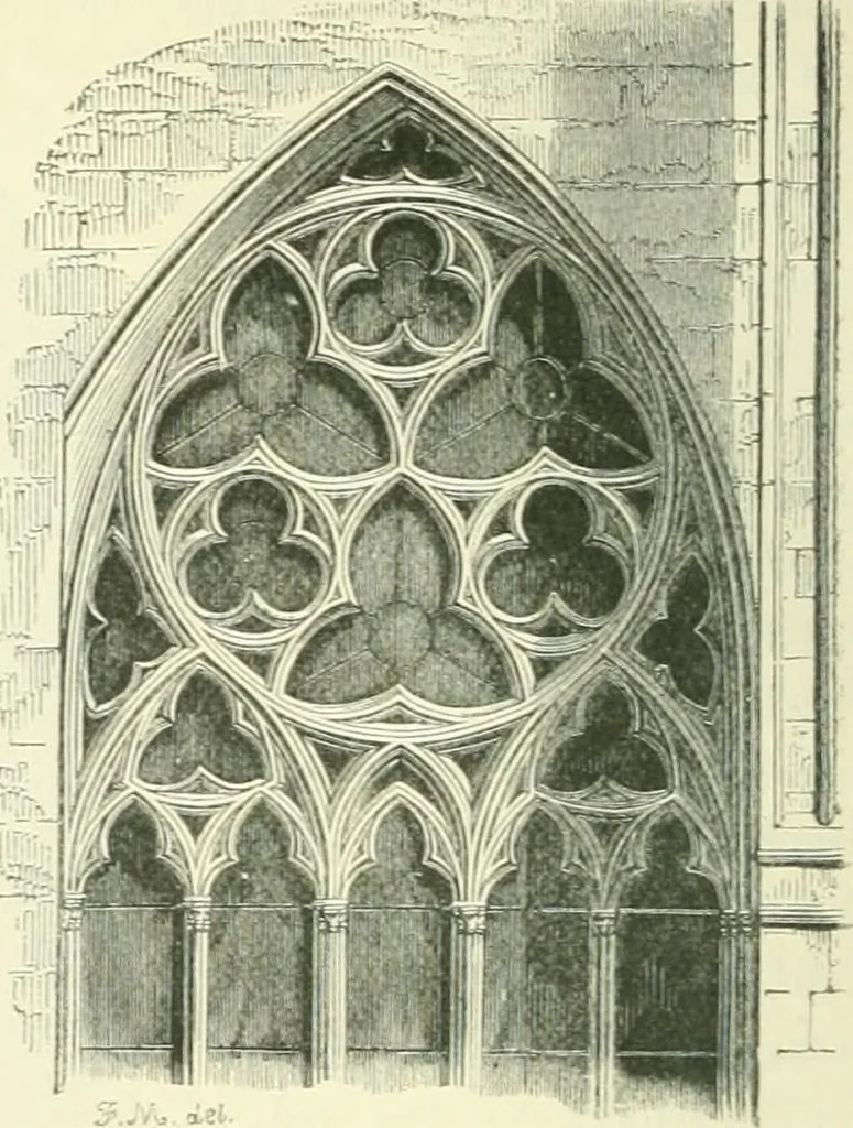 An illustration from An introduction to the study of Gothic architecture, 1900, leaf 193