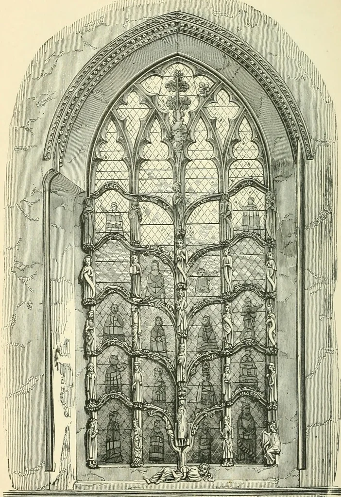 An illustration from An introduction to the study of Gothic architecture, 1900, leaf 199