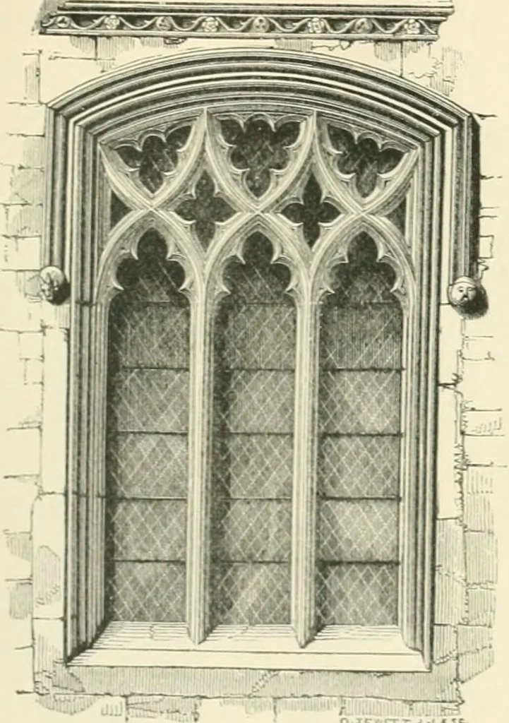 An illustration from An introduction to the study of Gothic architecture, 1900, leaf 200