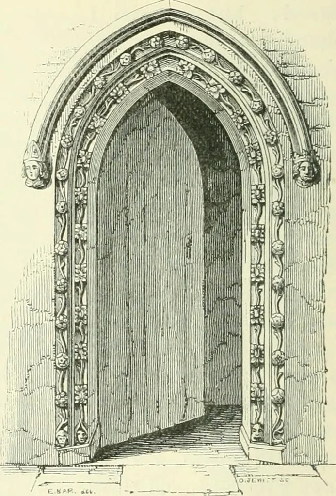 An illustration from An introduction to the study of Gothic architecture, 1900, leaf 211