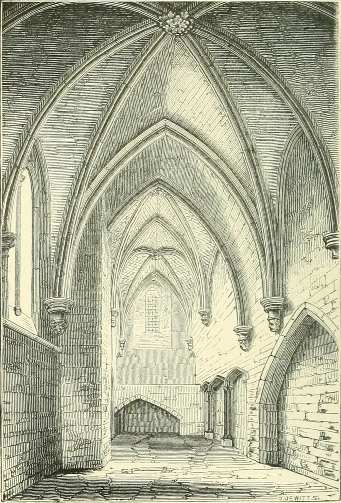 An illustration from An introduction to the study of Gothic architecture, 1900, leaf 225